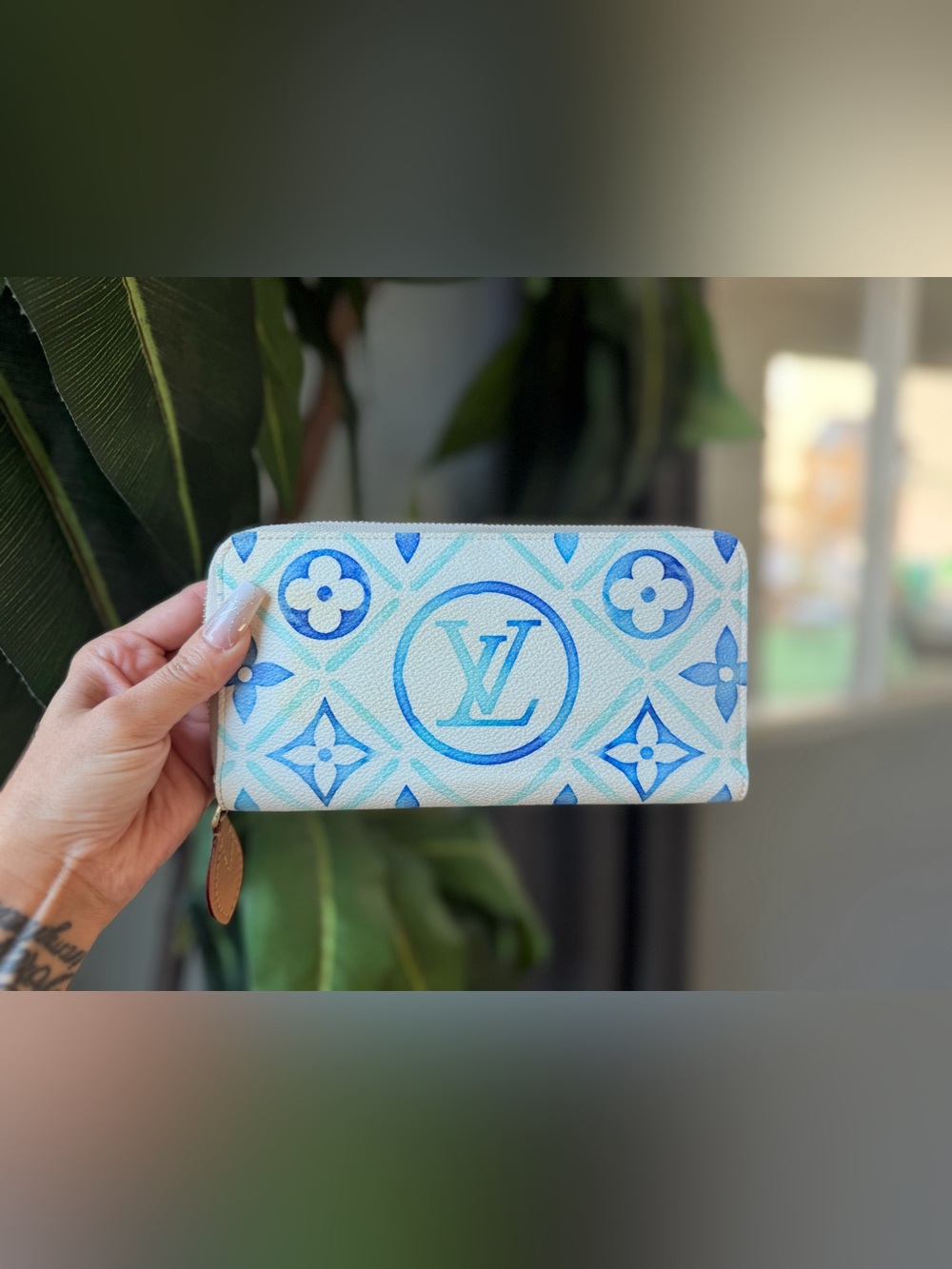 Louis Vuitton By The Pool Watercolor Monogram Zippy Wallet
